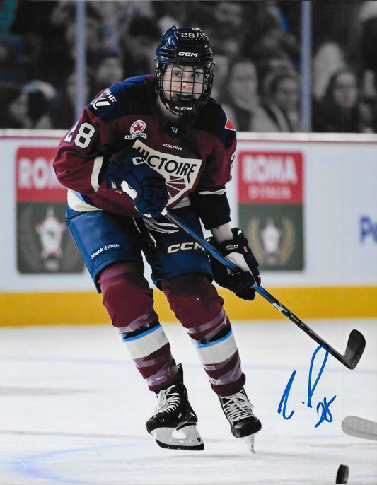 Signed Catherine Dubois Montreal Victoire  PWHL Hockey 8x10 Photo #1 Original