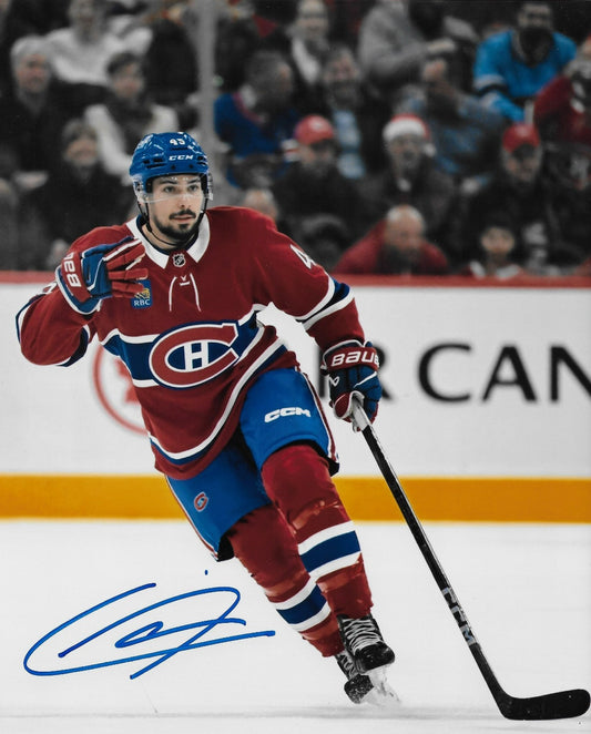 Signed Alexandre Carrier Montreal Canadiens Autographed 8x10 Photo #3 Original