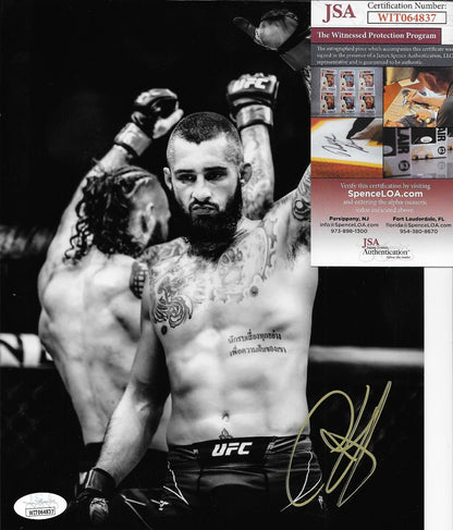 Signed Charles Jourdain UFC  8x10 Photo #1 Original w JSA Authentication