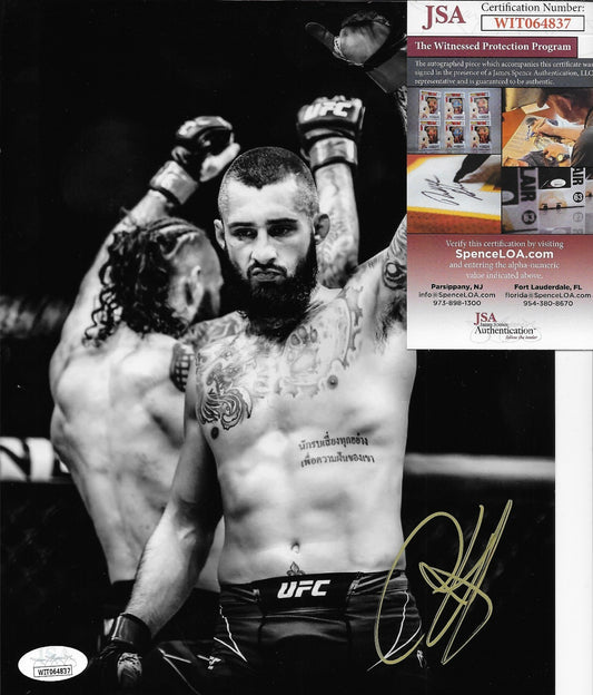 Signed Charles Jourdain UFC  8x10 Photo #1 Original w JSA Authentication