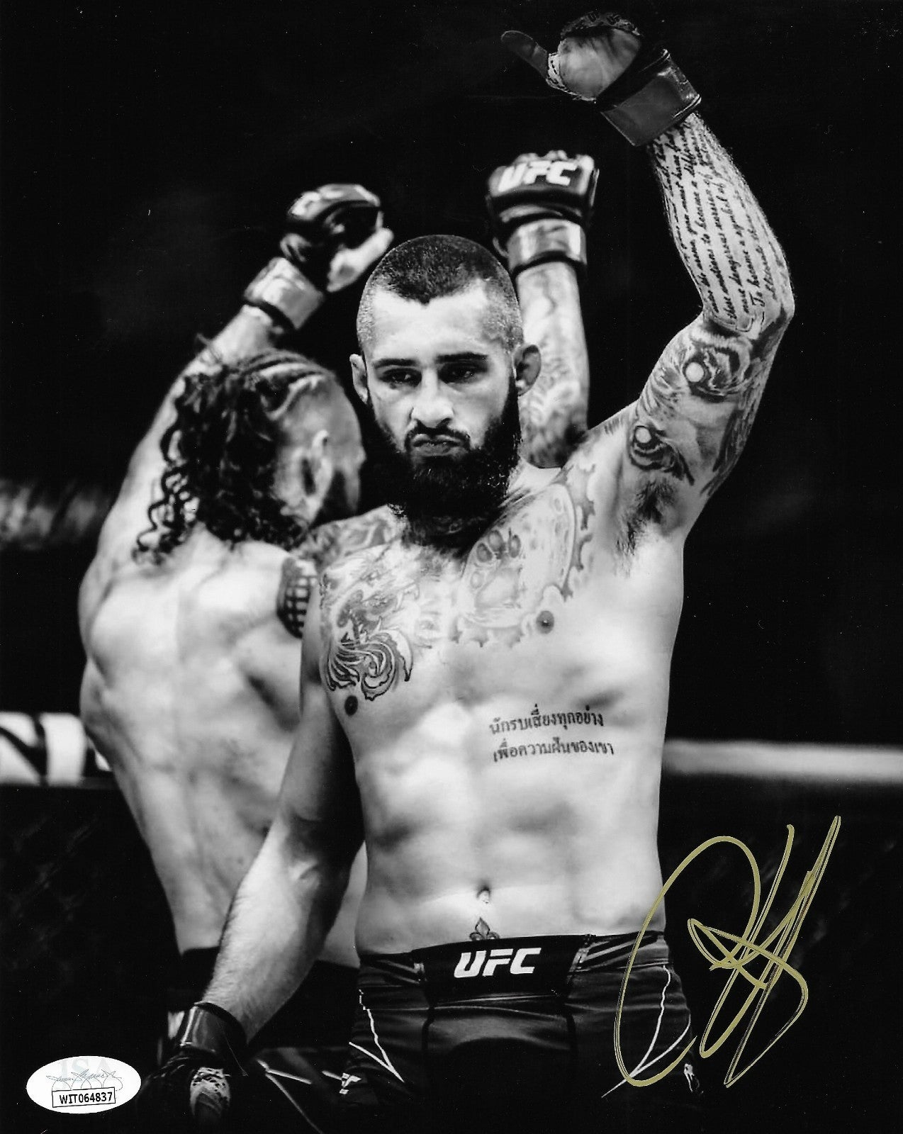 Signed Charles Jourdain UFC  8x10 Photo #1 Original w JSA Authentication