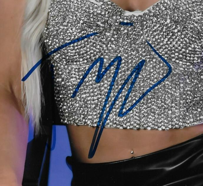 Signed Tiffany Stratton Smack Down NXT Autographed 8x10 Photo #4 Original