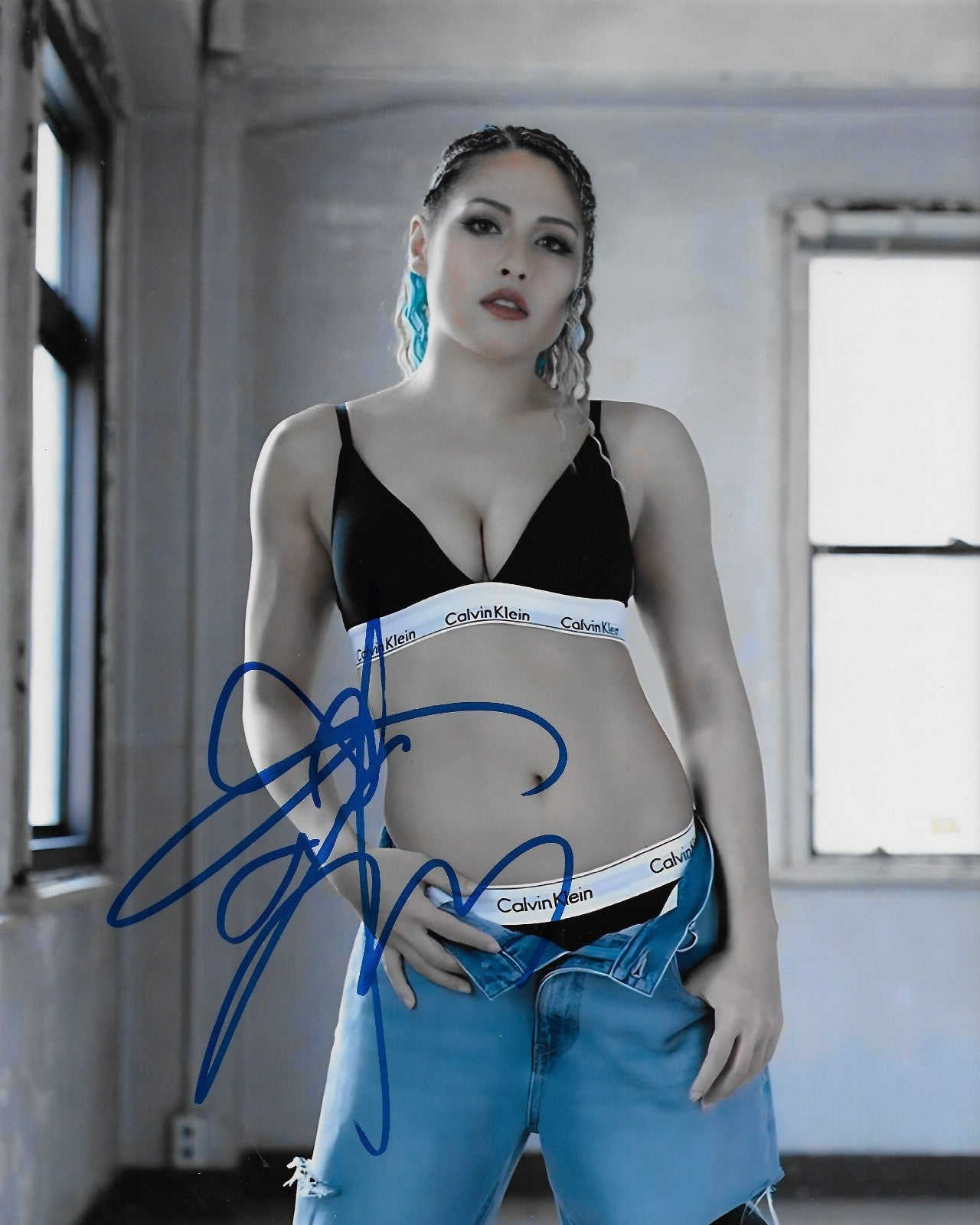 Signed Giulia Smack Down NXT Autographed 8x10 Photo #3 Original