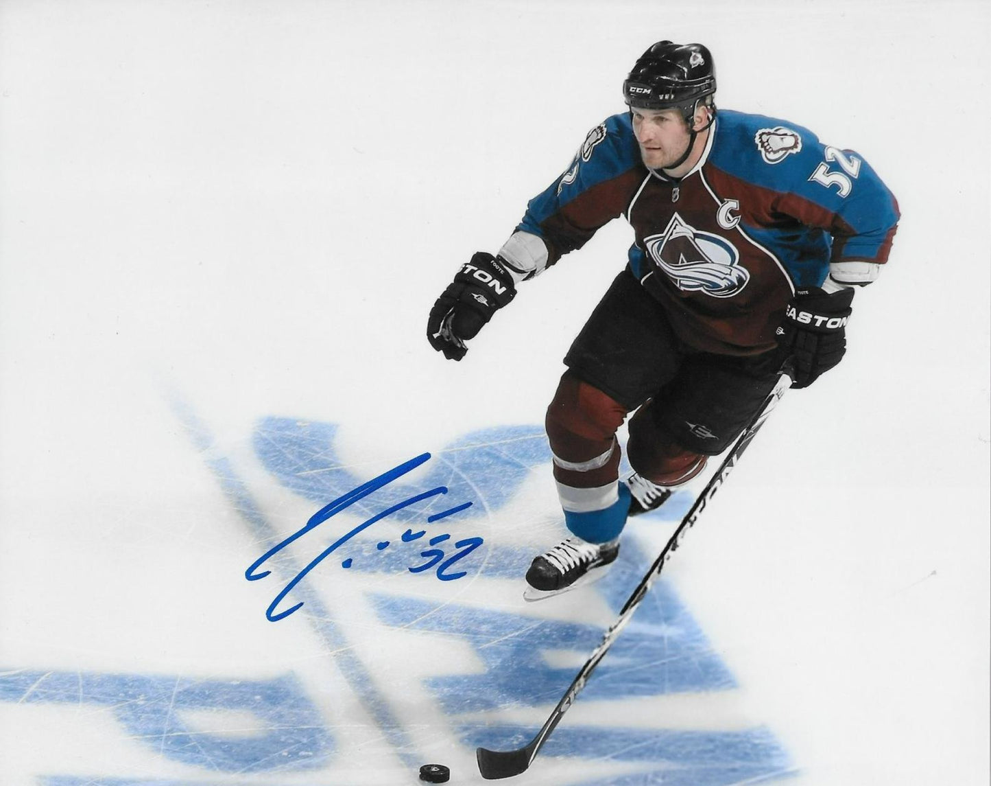 Signed Adam Foote Colorado Avalanche Autographed 8x10 Photo #1 Original