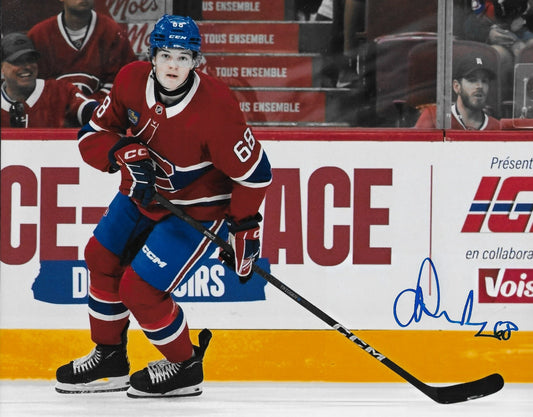 Signed Montreal Canadiens Owen Protz Autographed 8x10 Photo #1 Original