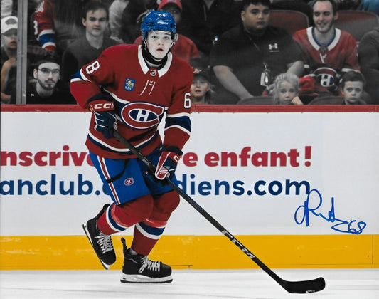 Signed Montreal Canadiens Owen Protz Autographed 8x10 Photo #2 Original
