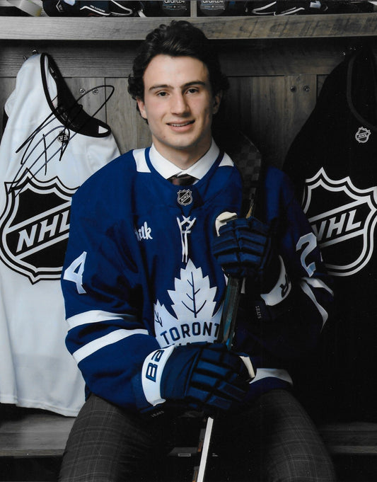 Signed Ben Danford Toronto Maple Leafs Autographed 8x10 Photo #1 Original