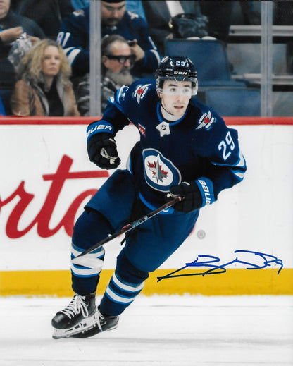 Signed Brayden Yager Winnipeg Jets Autographed 8x10 Photo #1 Original