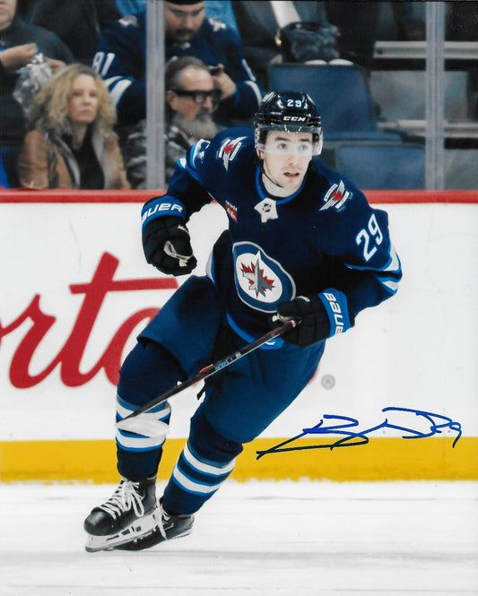 Signed Brayden Yager Winnipeg Jets Autographed 8x10 Photo #1 Original