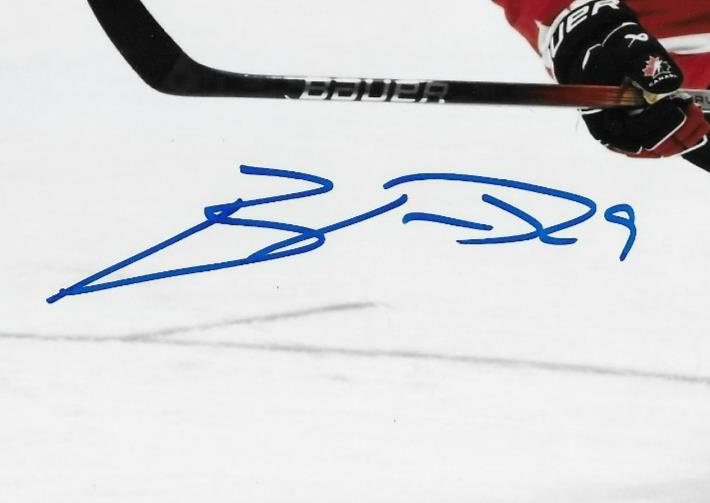 Signed Brayden Yager Team Canada Winnipeg Jets Autographed 8x10 Photo 3 Original