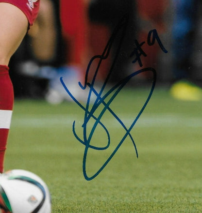 Signed  Josee Belanger Team Canada Womens Soccer 8x10 Photo #2 Original
