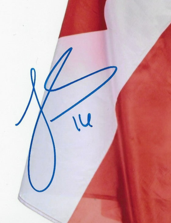 Signed Janine Sonis Team Canada Womens Soccer 8x10 Photo #1 Original