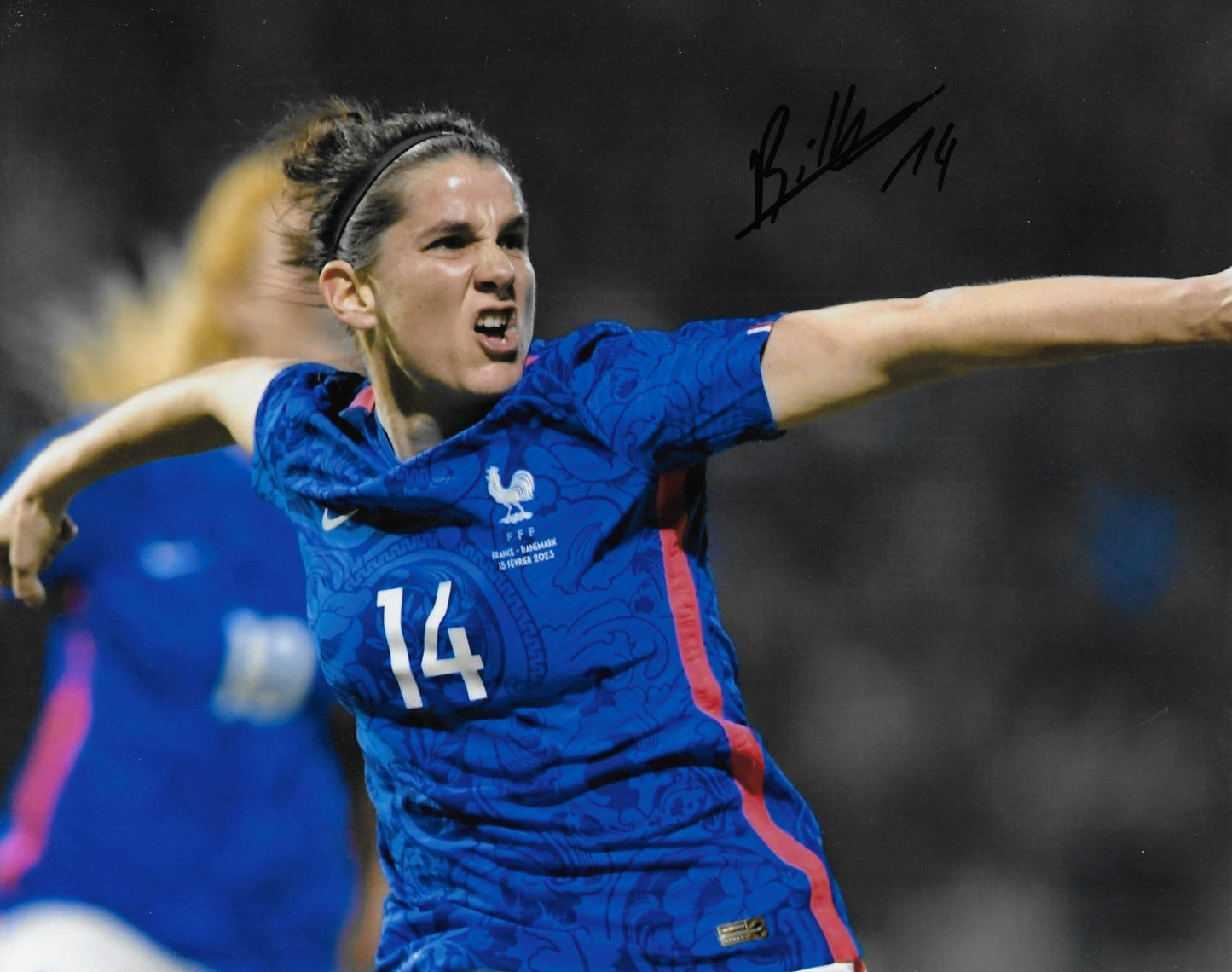 Signed Charlotte Bilbault Team France Womens Soccer 8x10 Photo #1 Original