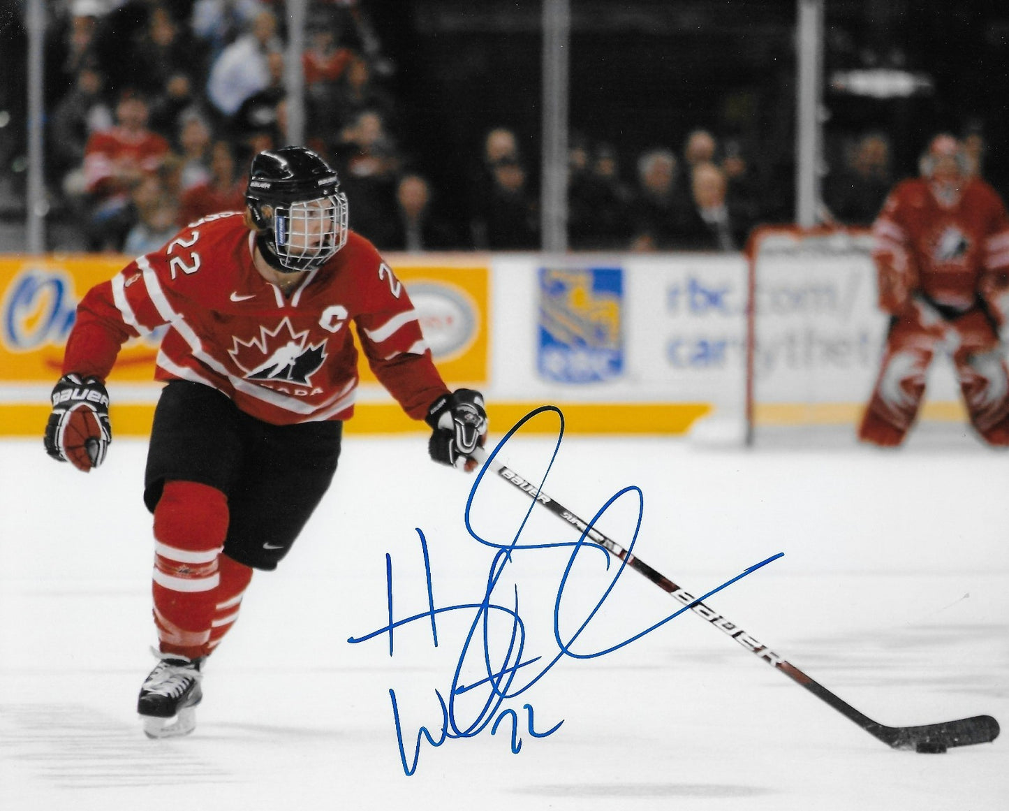 Signed Hayley Wickenheiser Team Canada Womens Hockey 8x10 Photo #4 Original