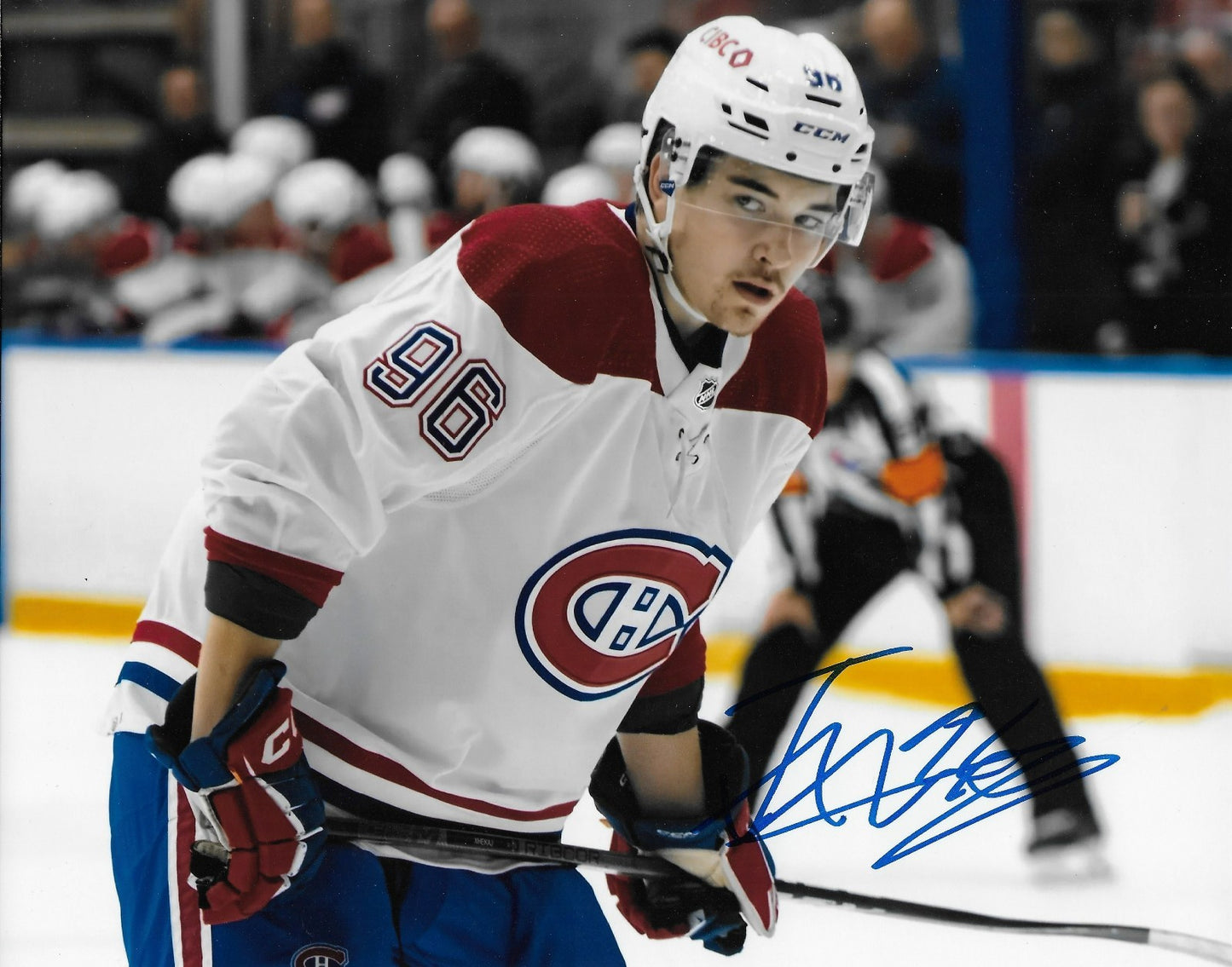 Signed Florian Xhekaj Montreal Canadiens Autographed 8x10 Photo #3 Original