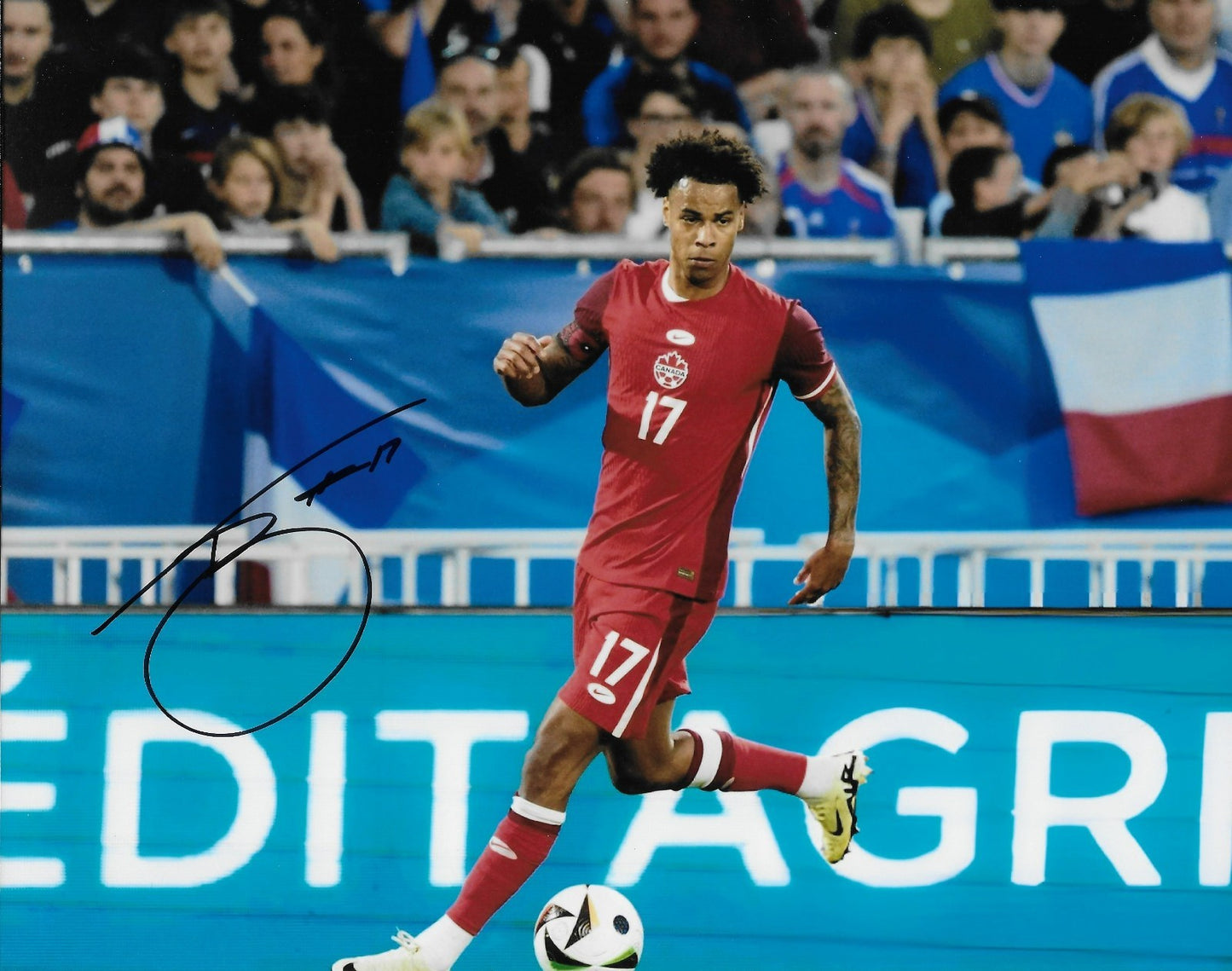 Signed Tajon Buchanan Team Canada FC Soccer Autographed 8x10 Photo #1 Original