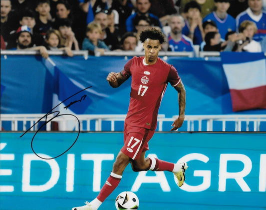 Signed Tajon Buchanan Team Canada FC Soccer Autographed 8x10 Photo #1 Original