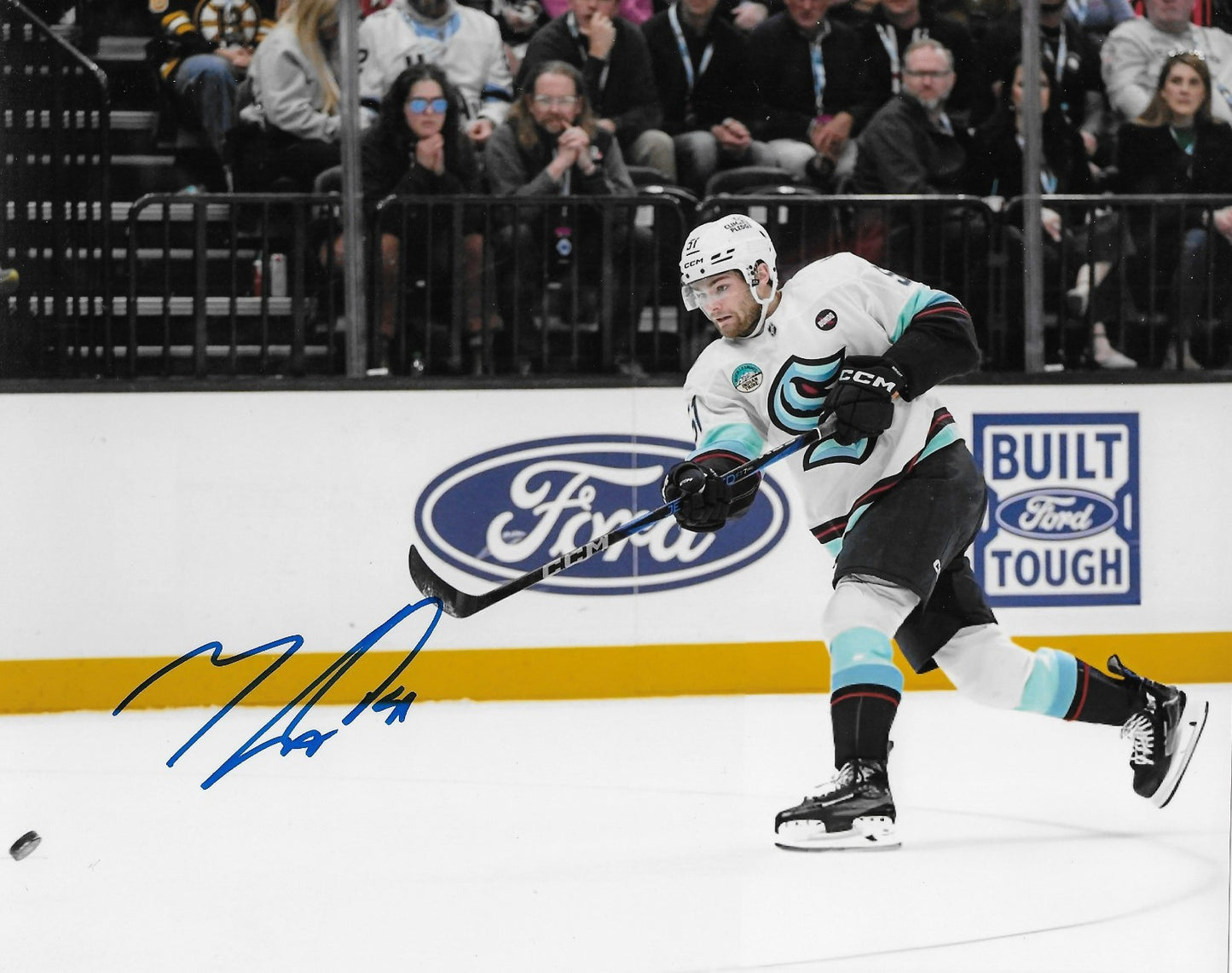 Signed Shane Wright Seattle Kraken Autographed 8x10 Photo #3 Original