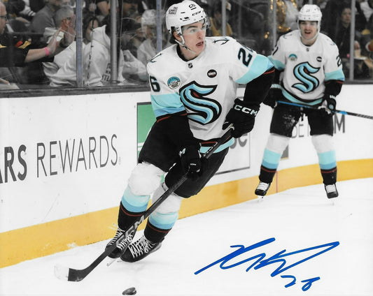 Signed Ryan Winterton Seattle Kraken Autographed 8x10 Photo #2 Original