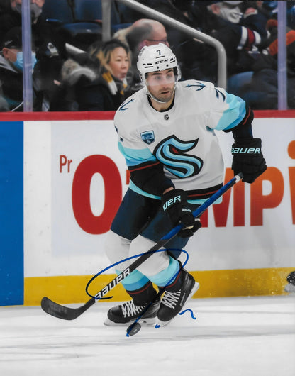Signed Jordan Eberle Seattle Kraken Autographed 8x10 Photo #4 Original