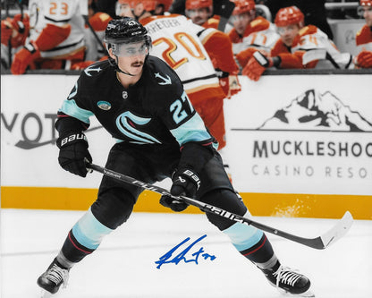 Signed Mason Marchment Seattle Kraken Autographed 8x10 Photo #1 Original