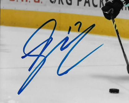 Signed Jaden Schwartz Seattle Kraken Autographed 8x10 Photo #1 Original