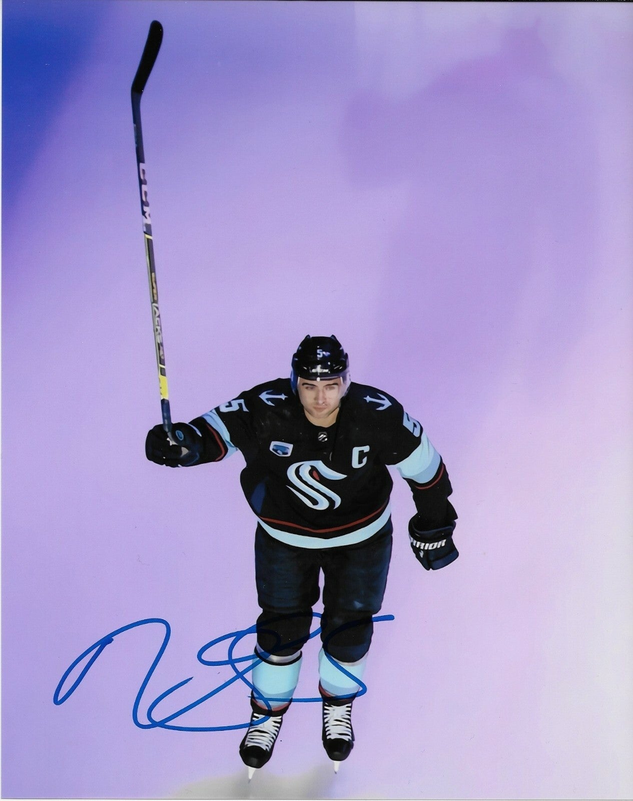 Signed Mark Giordano Seattle Kraken Autographed 8x10 Photo #1 Original