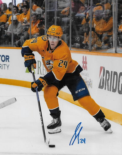 Signed Spencer Stastney Nashville Predators Autographed 8x10 Photo #1 Original