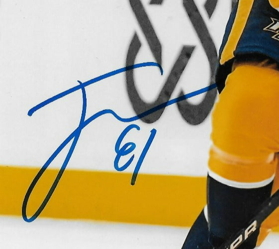 Signed Jonathan Marchessault Nashville Predators 8x10 Photo #1 Original