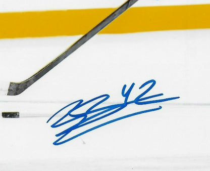 Signed Noah Laba New York Rangers Autographed 8x10 Photo #1 Original