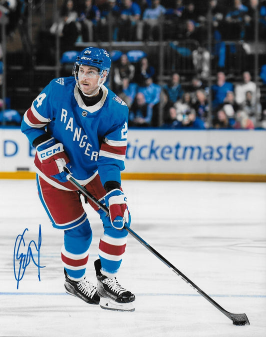 Signed Carson Soucy New York Rangers Autographed 8x10 Photo #2 Original