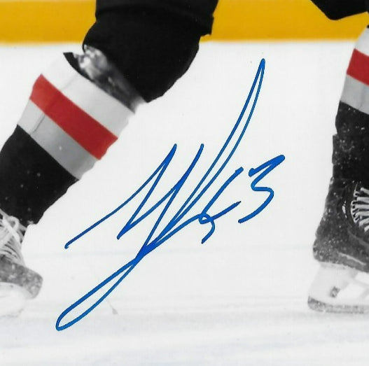 Signed Mattias Samuelsson Buffalo Sabres Autographed 8x10 Photo #1 Original