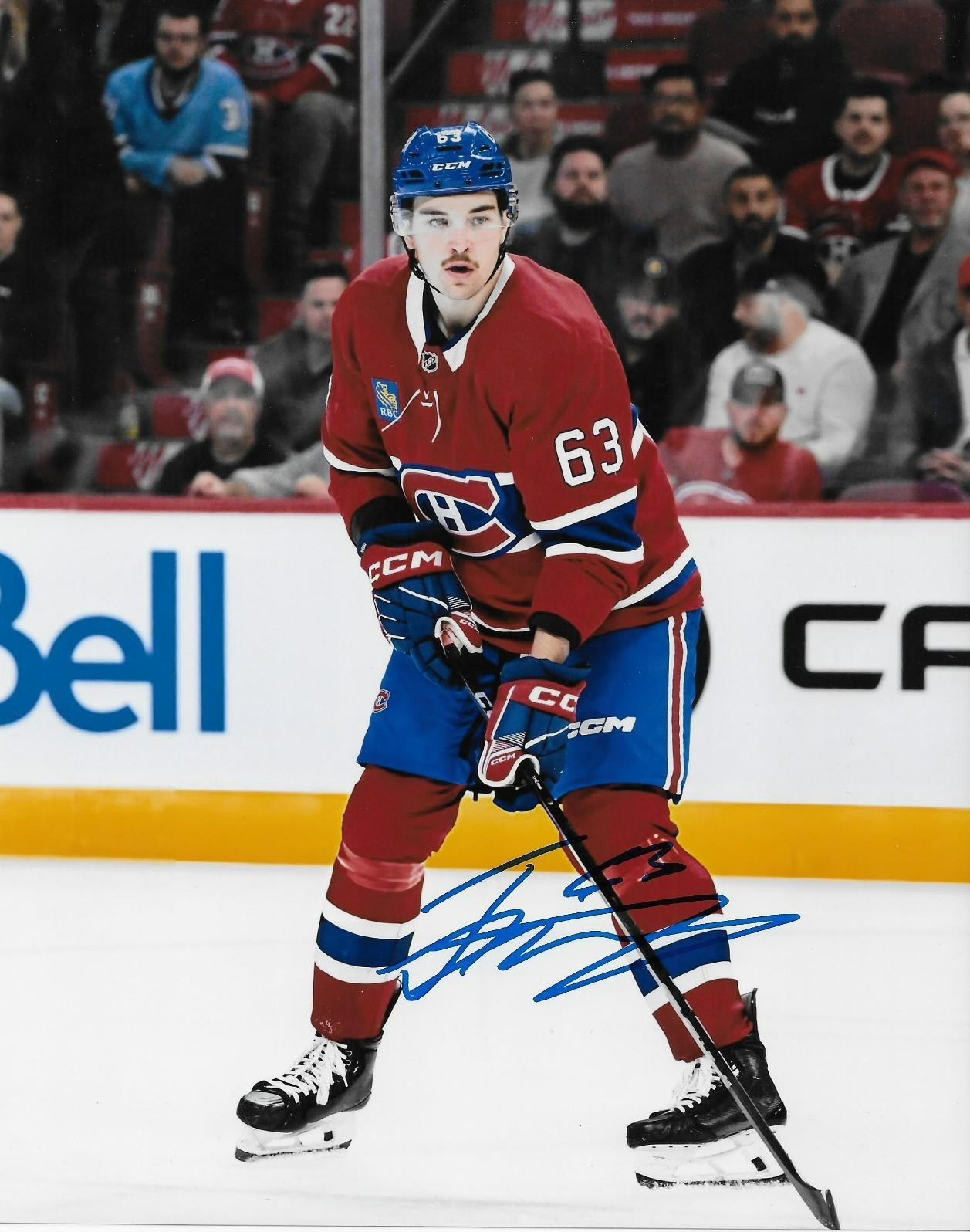 Signed Florian Xhekaj Montreal Canadiens Autographed 8x10 Photo #4 Original