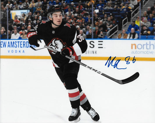 Signed Noah Ostlund Buffalo Sabres Autographed 8x10 Photo #2 Original