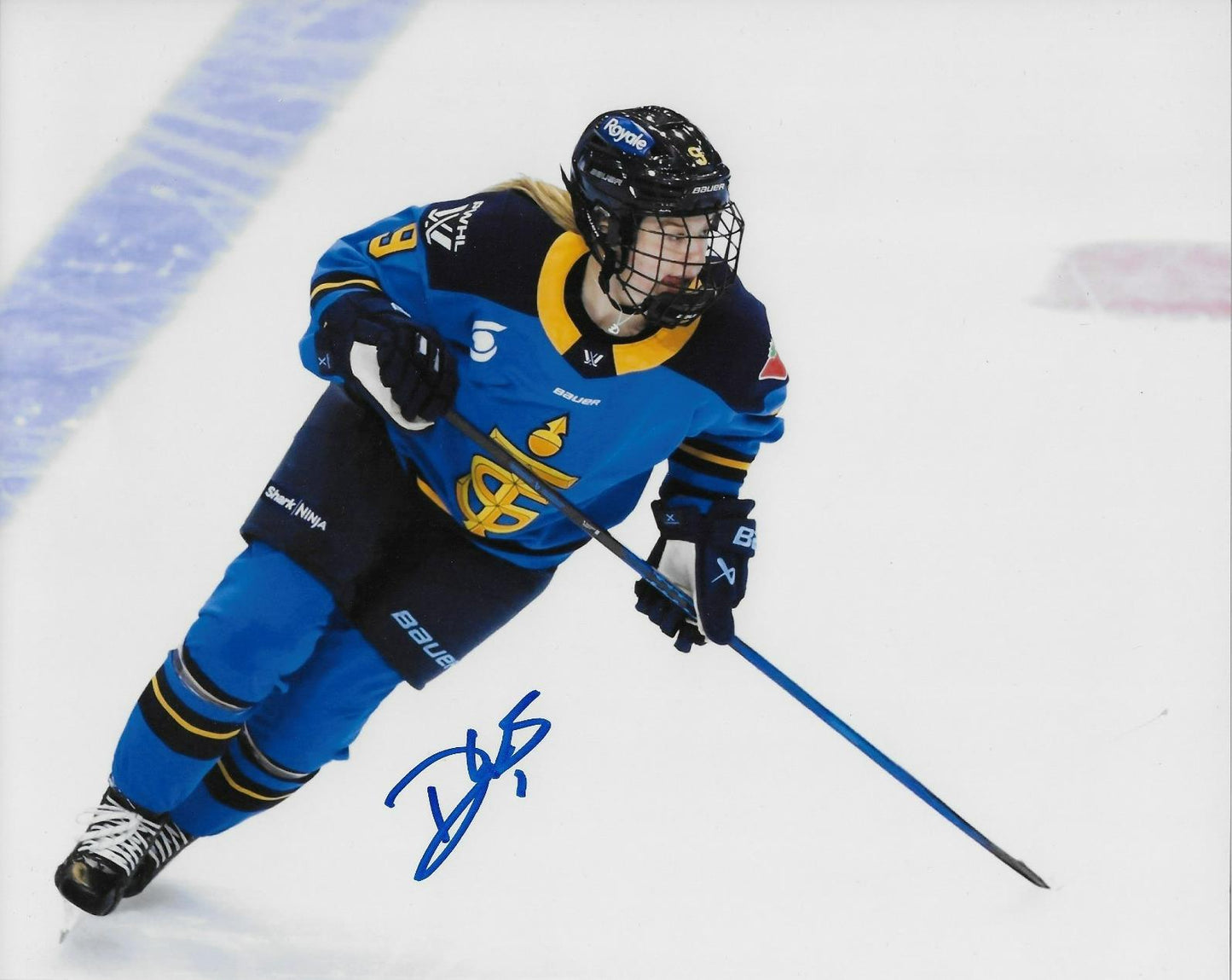 Signed Daryl Watts PWHL Toronto Sceptres Autographed 8x10 Photo #2 Original