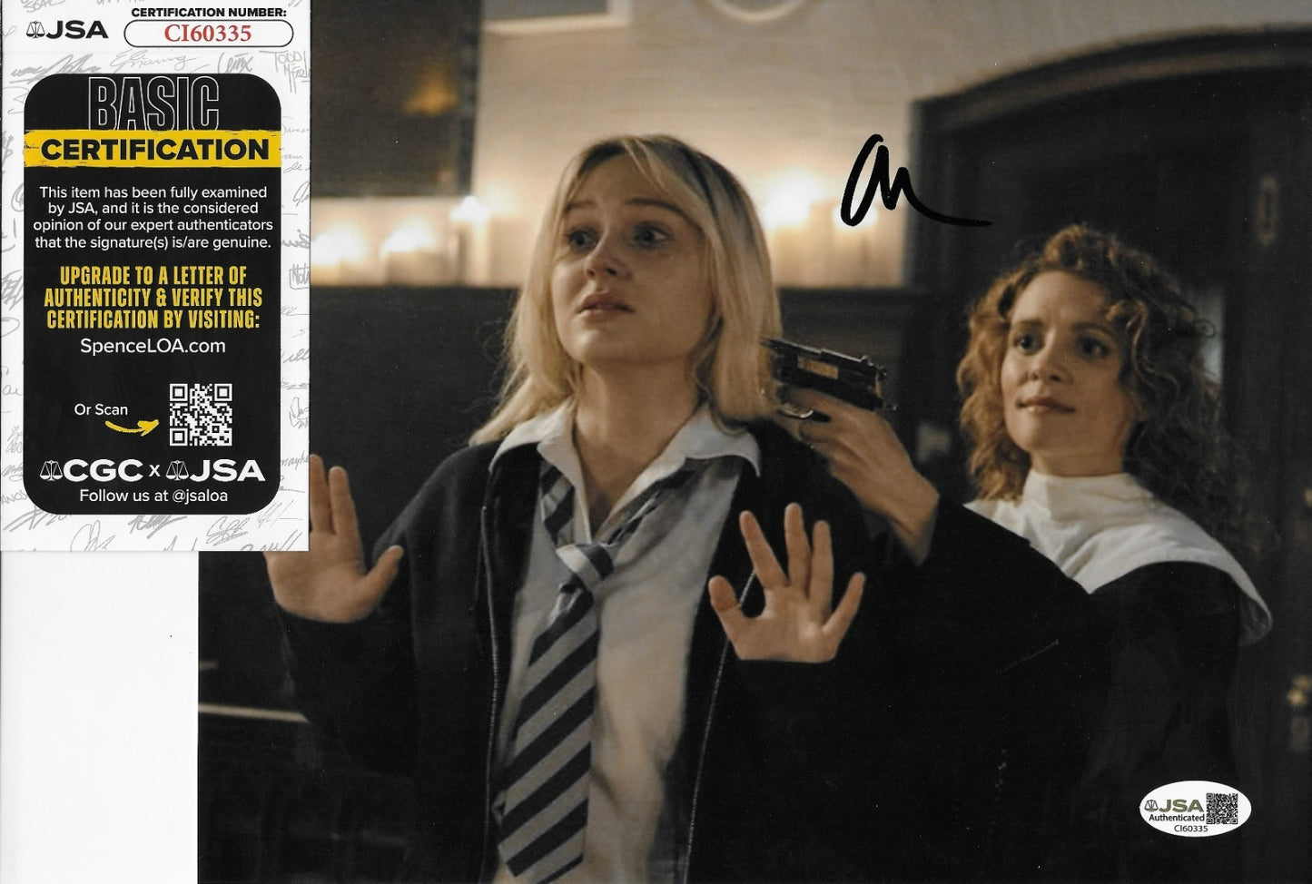 Signed Alyvia Alyn Lind Chuckie Autographed 8x10 Photo #2 w JSA Authentication