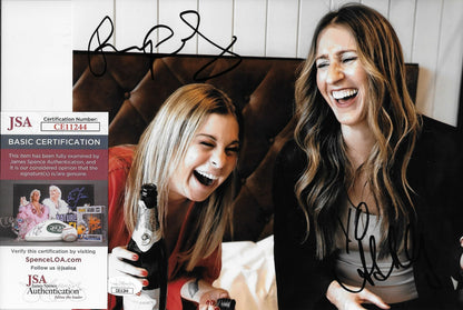 Signed Rayna Greenberg Ashley Hesseltine Podcast Hosts 8x10 Photo #1 JSA