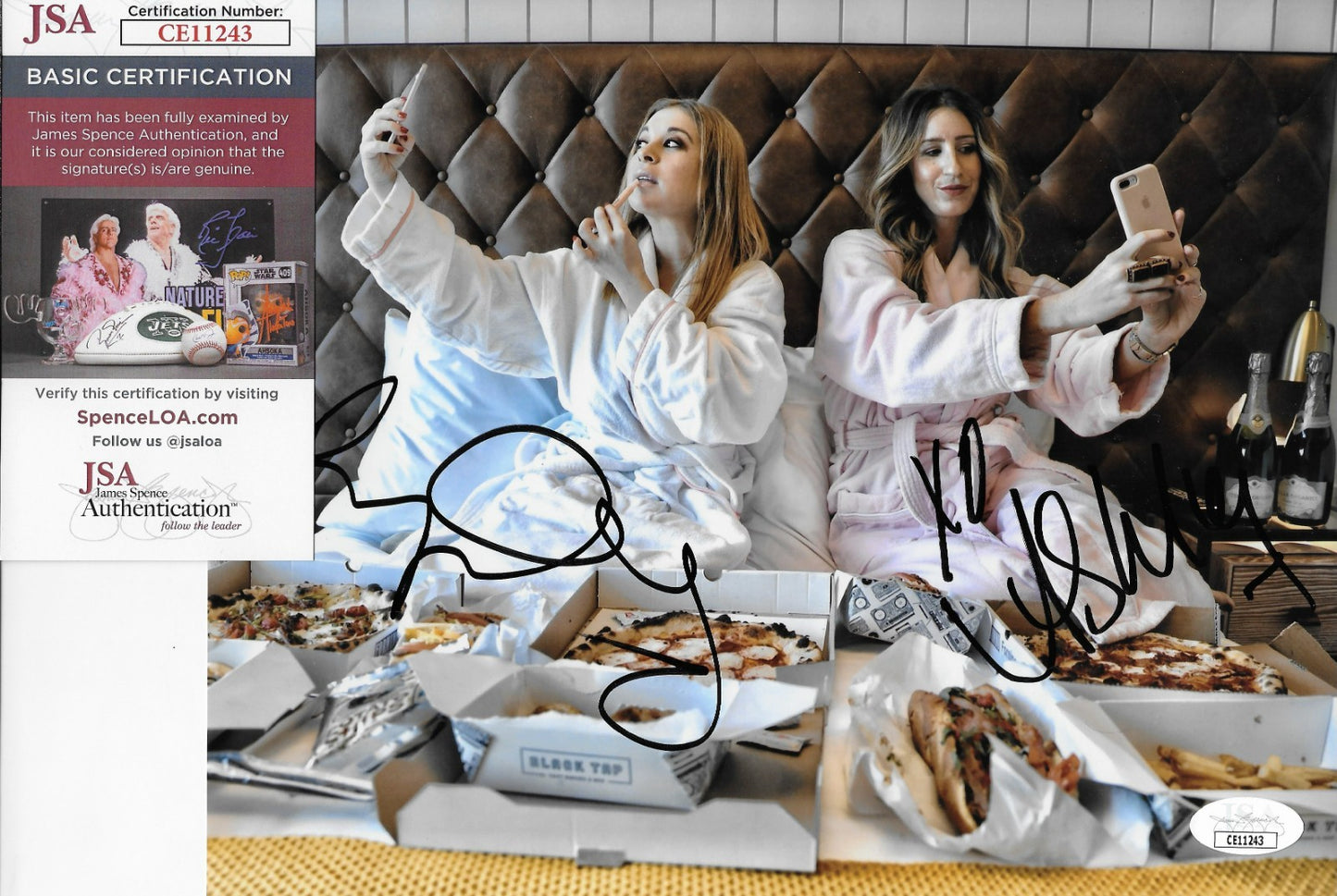 Signed Rayna Greenberg Ashley Hesseltine Podcast Hosts 8x10 Photo #2 JSA