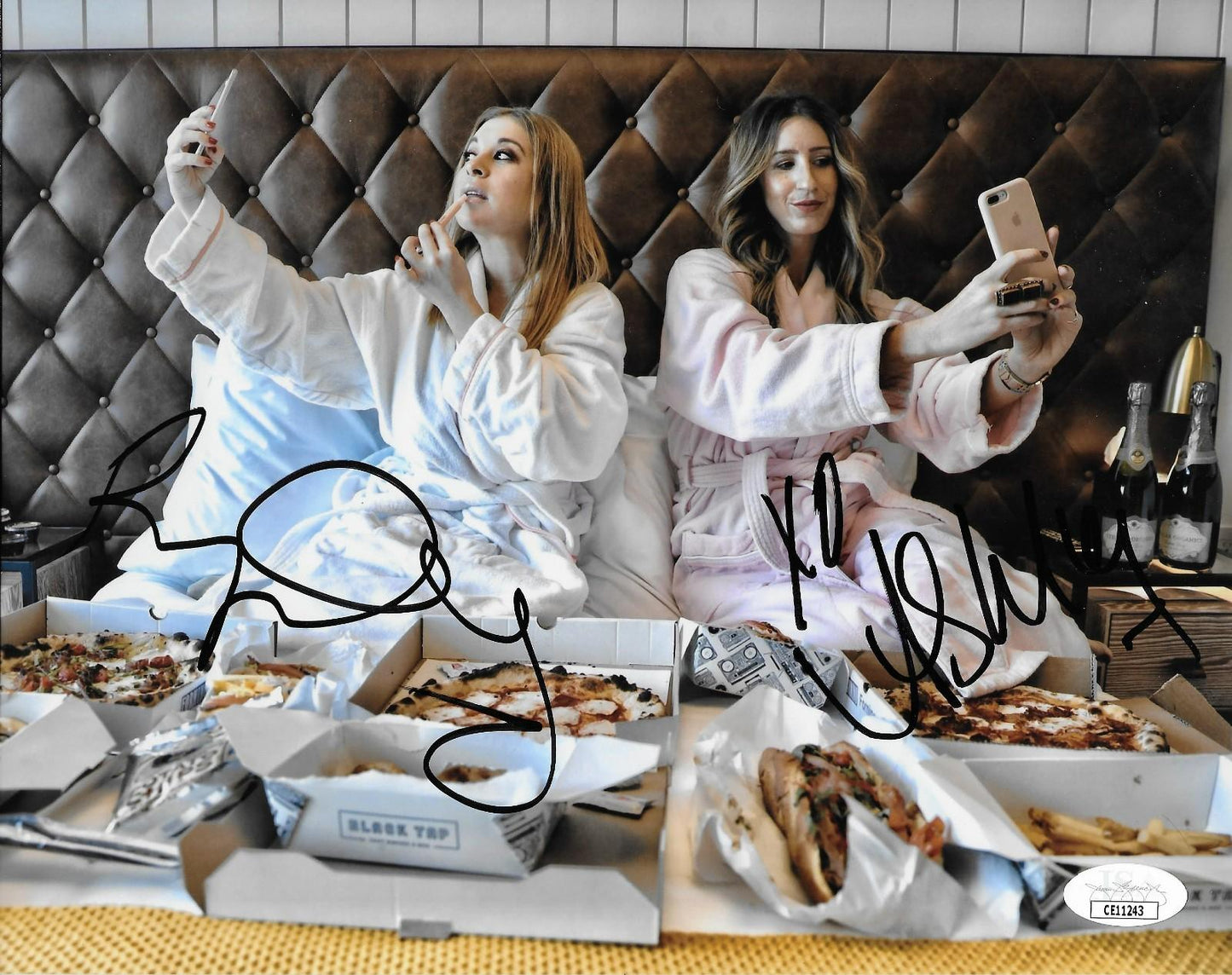 Signed Rayna Greenberg Ashley Hesseltine Podcast Hosts 8x10 Photo #2 JSA