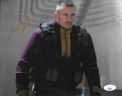 Signed Georges St Pierre UFC Captain America 8x10 Photo #9 w JSA Private Signing