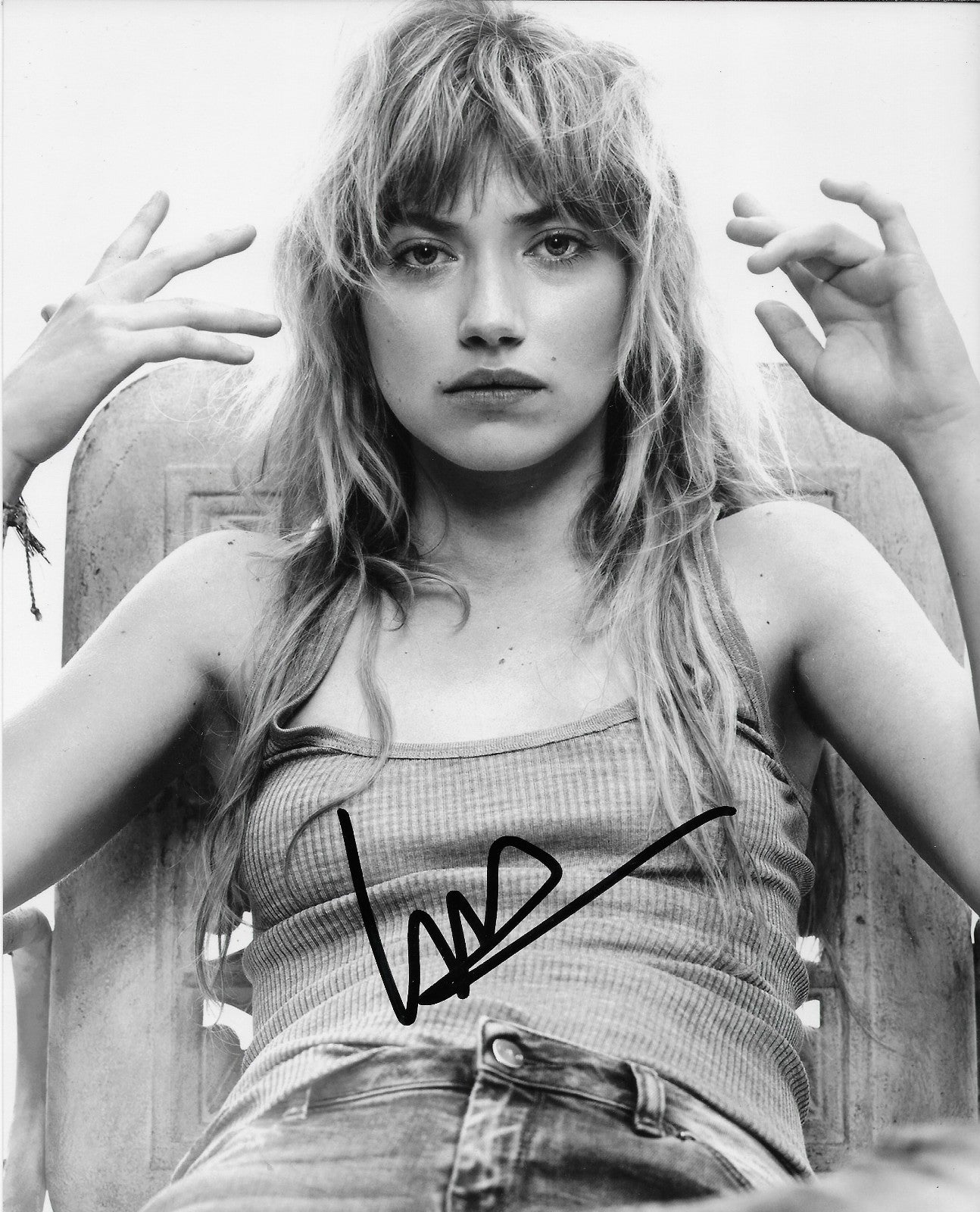 Signed Imogen Poots Film TV Stage Actress Autographed 8x10 Photo #1 Original