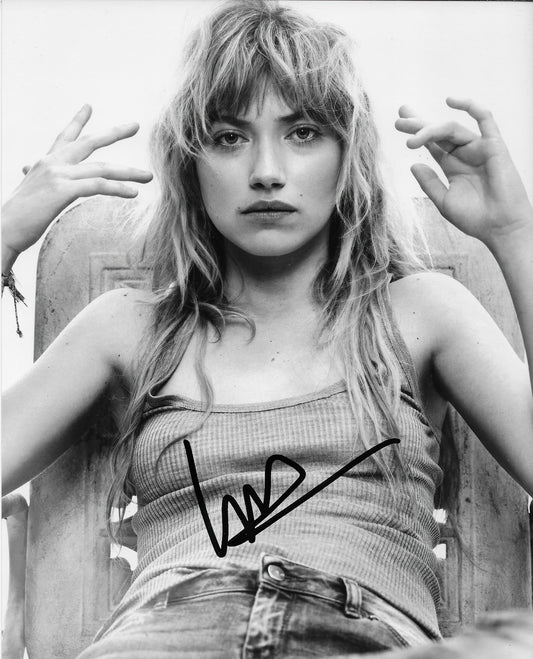 Signed Imogen Poots Film TV Stage Actress Autographed 8x10 Photo #1 Original