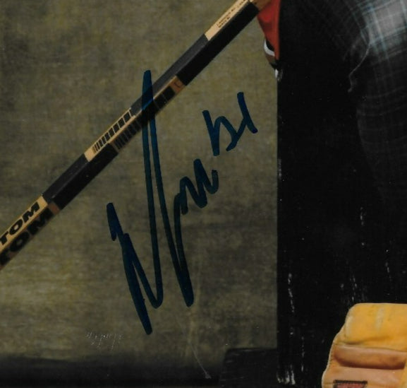 Signed Nathan Gaucher Anaheim Ducks Autographed 8x10 Photo #1 Original