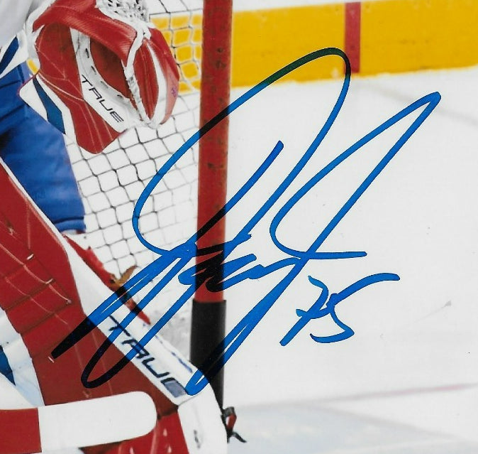 Signed Jakub Dobes Montreal Canadiens 8x10 Photo #3 Original Private Signing