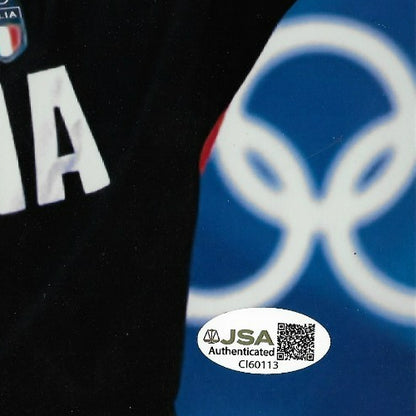 Signed Sara Errani Jasmine Paolini Womens Tennis 8x10 Photo w JSA Authentication