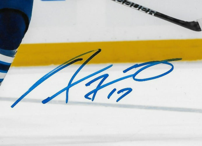 Signed Adam Lowry Winnipeg Jets Autographed 8x10 Photo #4 Original