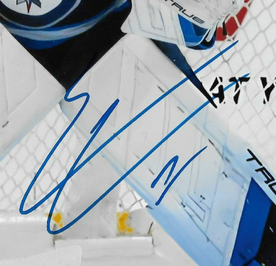 Signed Eric Comrie Winnipeg Jets Autographed 8x10 Photo #2 Original