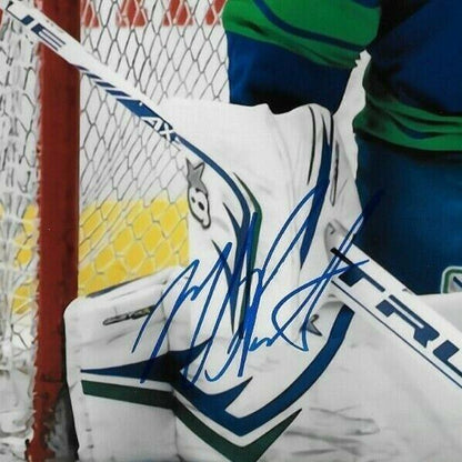 Signed Michael DiPietro Vancouver Canucks  Autographed 8x10 Photo #2 Original
