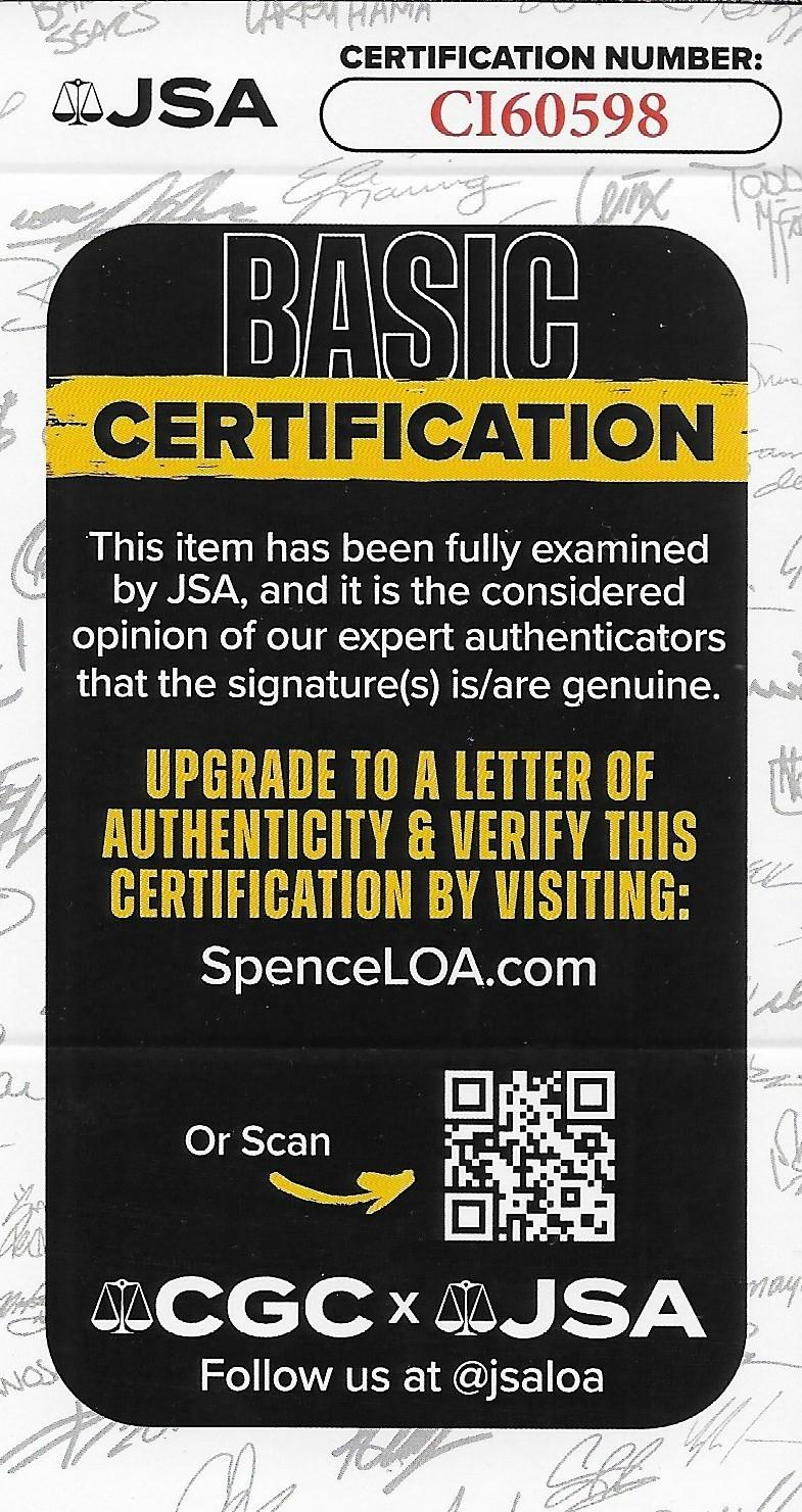 Signed Luguentz Dort Oklahoma City Thunder 8x10 Photo #3 with JSA Authentication