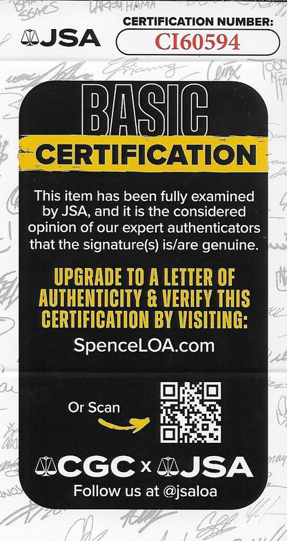 Signed Luguentz Dort Oklahoma City Thunder 2025 NHL Draft 8x10 Ph. JSA Authentic